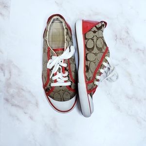 Preloved *Coach* barrett sneakers.  Size 7.5